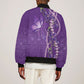 Lupus Awareness Purple Ribbon Butterfly Bomber Jacket Hope