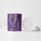 Lupus Awareness Purple Ribbon Butterfly Ceramic Mug Hope
