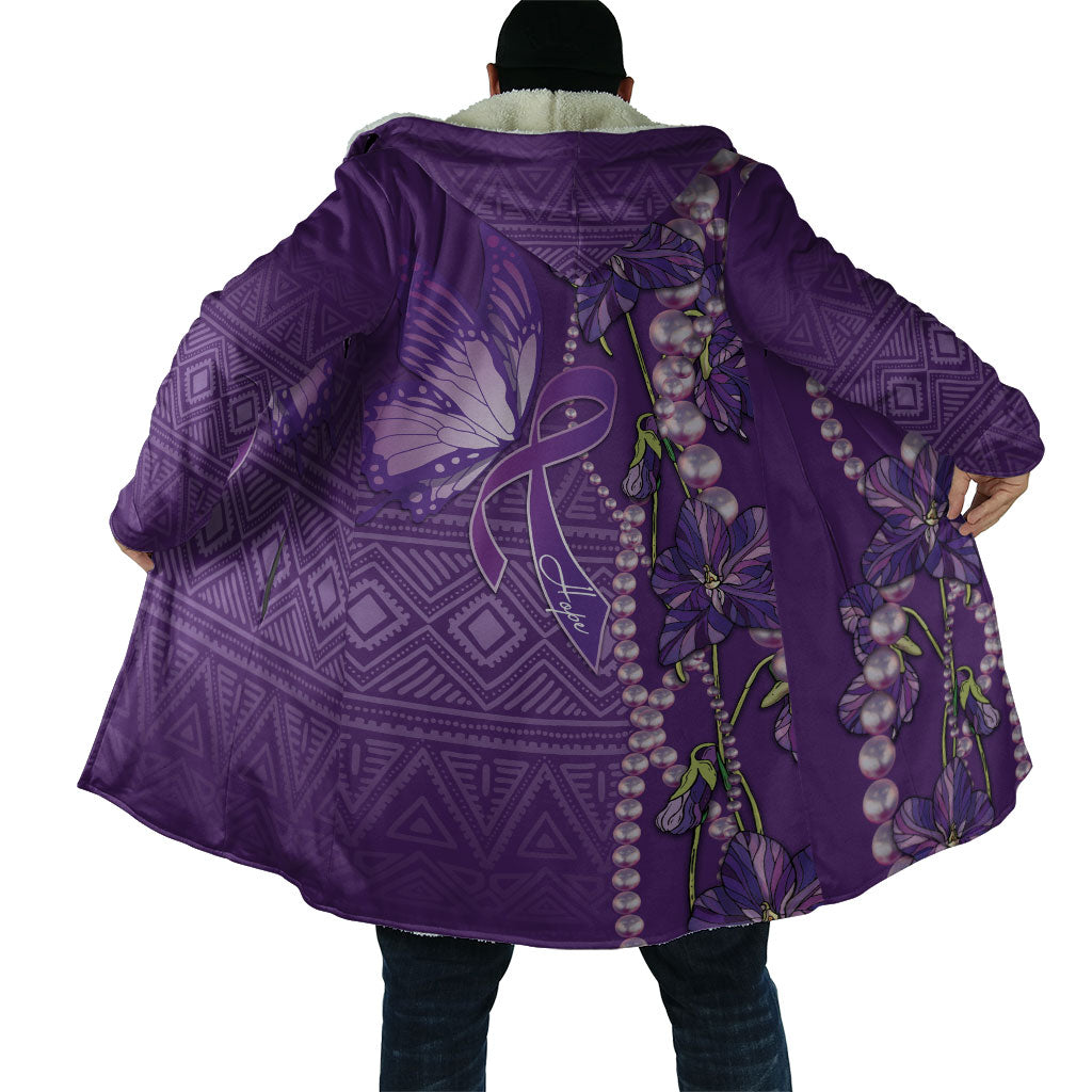 Lupus Awareness Purple Ribbon Butterfly Cloak Hope