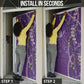 Lupus Awareness Purple Ribbon Butterfly Door Cover Hope