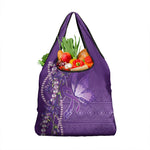 Lupus Awareness Purple Ribbon Butterfly Grocery Bag Hope