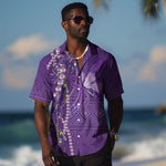 Lupus Awareness Purple Ribbon Butterfly Hawaiian Shirt Hope