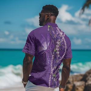Lupus Awareness Purple Ribbon Butterfly Hawaiian Shirt Hope