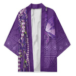 Lupus Awareness Purple Ribbon Butterfly Kimono Hope
