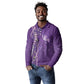 Lupus Awareness Purple Ribbon Butterfly Long Sleeve Polo Shirt Hope