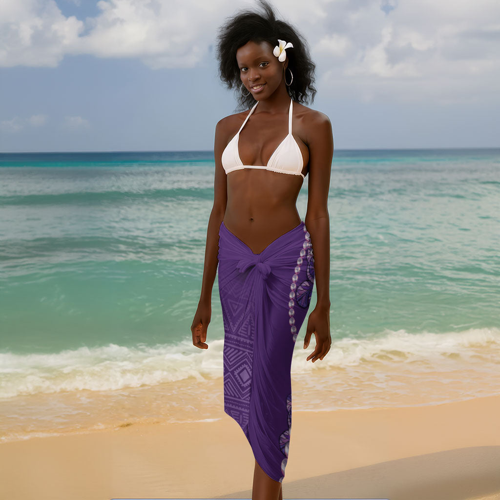 Lupus Awareness Purple Ribbon Butterfly Sarong Hope