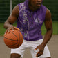 Lupus Awareness Purple Ribbon Butterfly Sleeveless Hoodie Hope