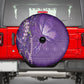 Lupus Awareness Purple Ribbon Butterfly Spare Tire Cover Hope
