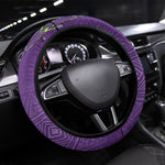 Lupus Awareness Purple Ribbon Butterfly Steering Wheel Cover Hope
