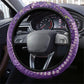Lupus Awareness Purple Ribbon Butterfly Steering Wheel Cover Hope