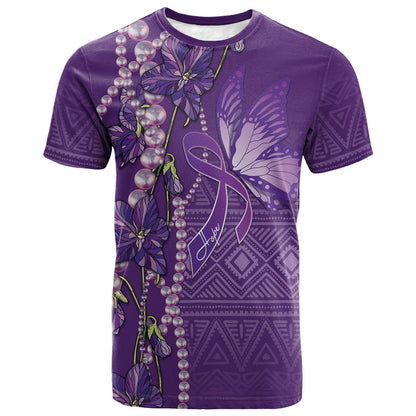 Lupus Awareness Purple Ribbon Butterfly T shirt Hope