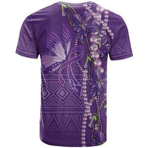 Lupus Awareness Purple Ribbon Butterfly T shirt Hope