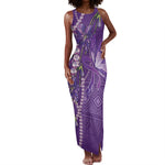 Lupus Awareness Purple Ribbon Butterfly Tank Maxi Dress Hope