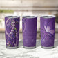 Lupus Awareness Purple Ribbon Butterfly Tumbler Cup Hope