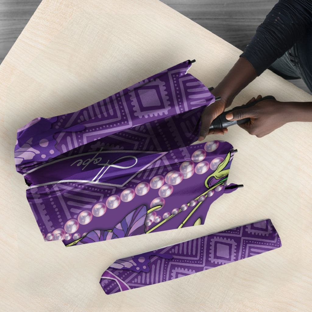 Lupus Awareness Purple Ribbon Butterfly Umbrella Hope