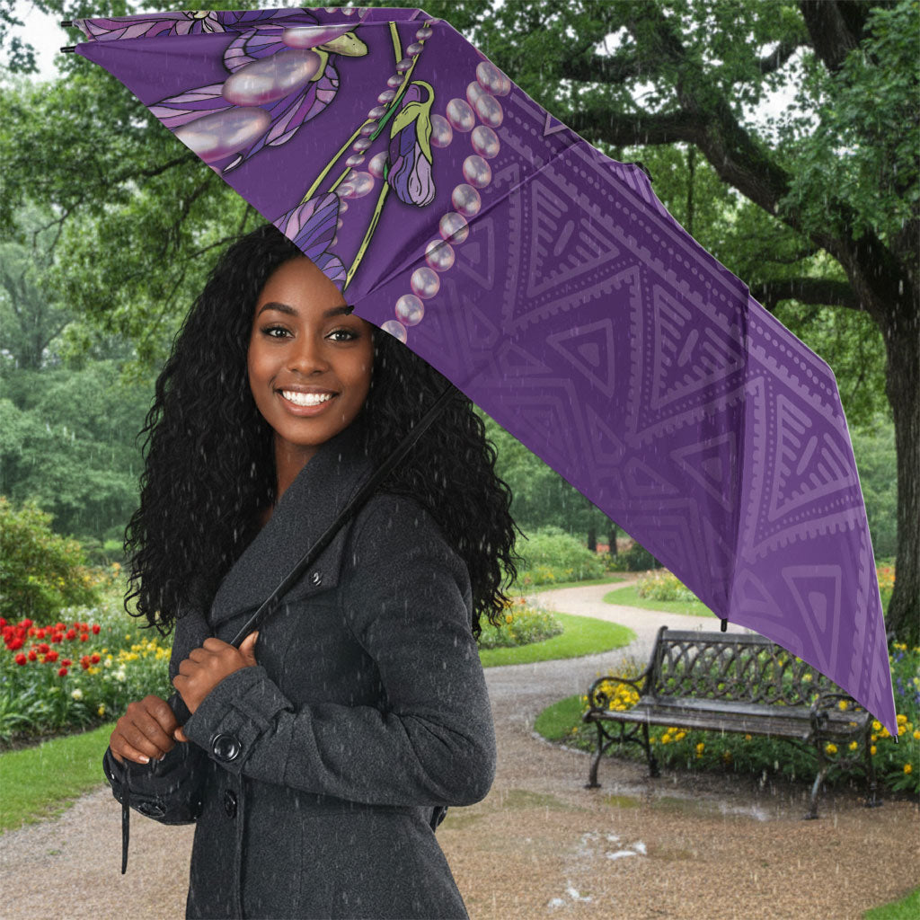 Lupus Awareness Purple Ribbon Butterfly Umbrella Hope