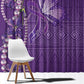 Lupus Awareness Purple Ribbon Butterfly Window Curtain Hope