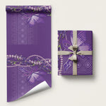 Lupus Awareness Purple Ribbon Butterfly Wrapping Paper Hope