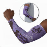 Lupus Awareness Afro Girl - Proud Survivor Arm Sleeves Ankara Pattern