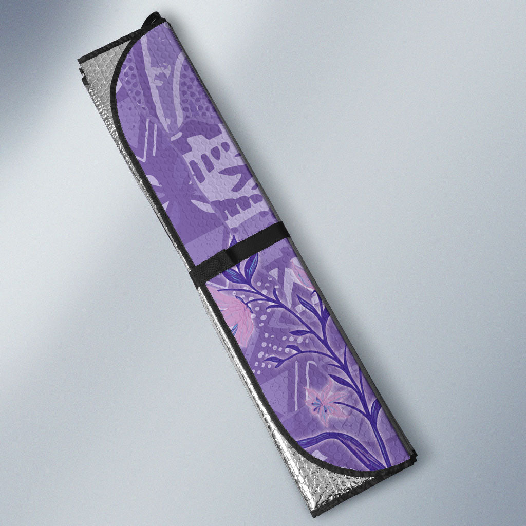 Lupus Awareness Afro Girl - Proud Survivor Auto Sun Shade Ankara Pattern