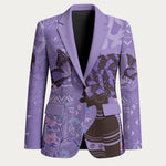 Lupus Awareness Afro Girl - Proud Survivor Blazer Ankara Pattern