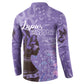 Lupus Awareness Afro Girl - Proud Survivor Button Sweatshirt Ankara Pattern