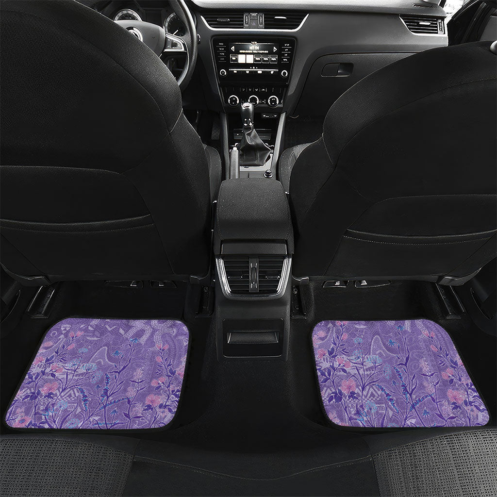Lupus Awareness Afro Girl - Proud Survivor Car Mats Ankara Pattern