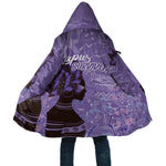 Lupus Awareness Afro Girl - Proud Survivor Cloak Ankara Pattern