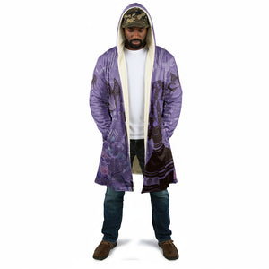 Lupus Awareness Afro Girl - Proud Survivor Cloak Ankara Pattern