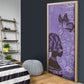 Lupus Awareness Afro Girl - Proud Survivor Door Cover Ankara Pattern