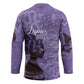 Lupus Awareness Afro Girl - Proud Survivor Hockey Jersey Ankara Pattern