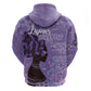 Lupus Awareness Afro Girl - Proud Survivor Hoodie Ankara Pattern