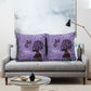 Lupus Awareness Afro Girl - Proud Survivor Pillow Cover Ankara Pattern