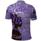 Lupus Awareness Afro Girl - Proud Survivor Polo Shirt Ankara Pattern
