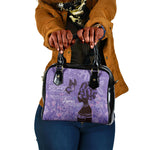 Lupus Awareness Afro Girl - Proud Survivor Shoulder Handbag Ankara Pattern