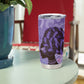 Lupus Awareness Afro Girl - Proud Survivor Tumbler Cup Ankara Pattern