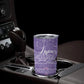 Lupus Awareness Afro Girl - Proud Survivor Tumbler Cup Ankara Pattern