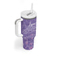 Lupus Awareness Afro Girl - Proud Survivor Tumbler With Handle Ankara Pattern