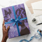 Lupus Awareness Afro Girl - Proud Survivor Wrapping Paper Ankara Pattern