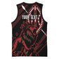 Kenya Personalized Lion Basketball Jersey Stylized Maasai Shield LT7