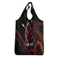 Kenya Personalized Lion Grocery Bag Stylized Maasai Shield - African Pride
