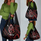 Kenya Personalized Lion Grocery Bag Stylized Maasai Shield - African Pride
