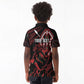 Kenya Personalized Lion Kid Polo Shirt Stylized Maasai Shield - African Pride