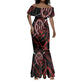 Kenya Personalized Lion Mermaid Dress Stylized Maasai Shield - African Pride