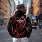 Kenya Personalized Lion Zip Hoodie Stylized Maasai Shield - African Pride