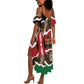 Kenya Summer Maxi Dress Mix Animal Skin Pattern Grunge Style - African Pride