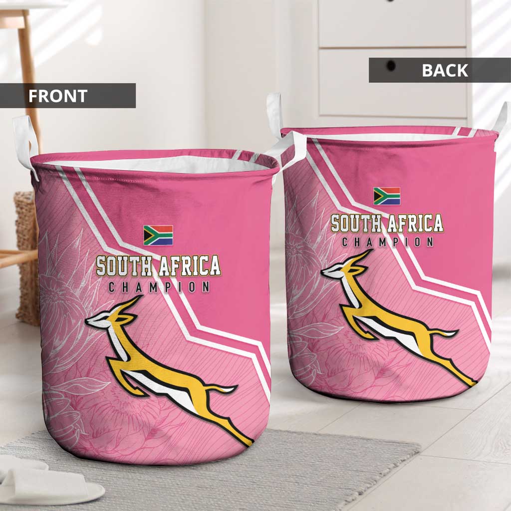 South Africa WC2026 Laundry Basket Springboks Special Pink
