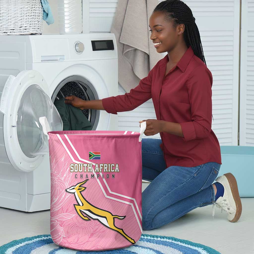 South Africa WC2026 Laundry Basket Springboks Special Pink