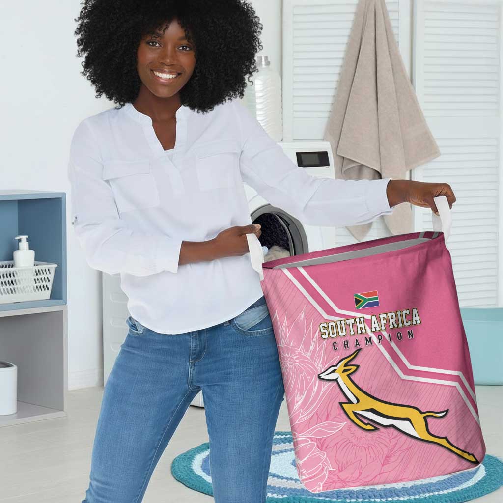 South Africa WC2026 Laundry Basket Springboks Special Pink