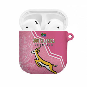 South Africa WC2026 AirPods Case Springboks Special Pink